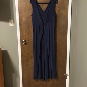G.I.L.I. Jumpsuit with pockets and attached duster look.